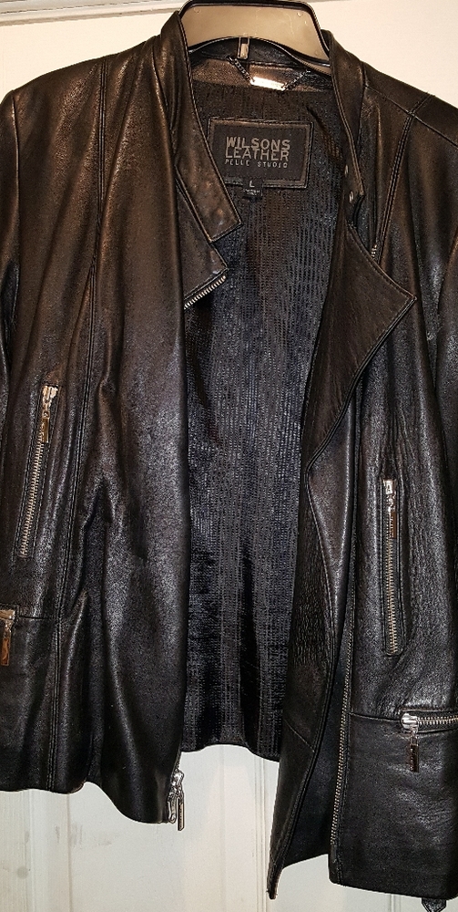 Wilson Women Leather Jacket Gem